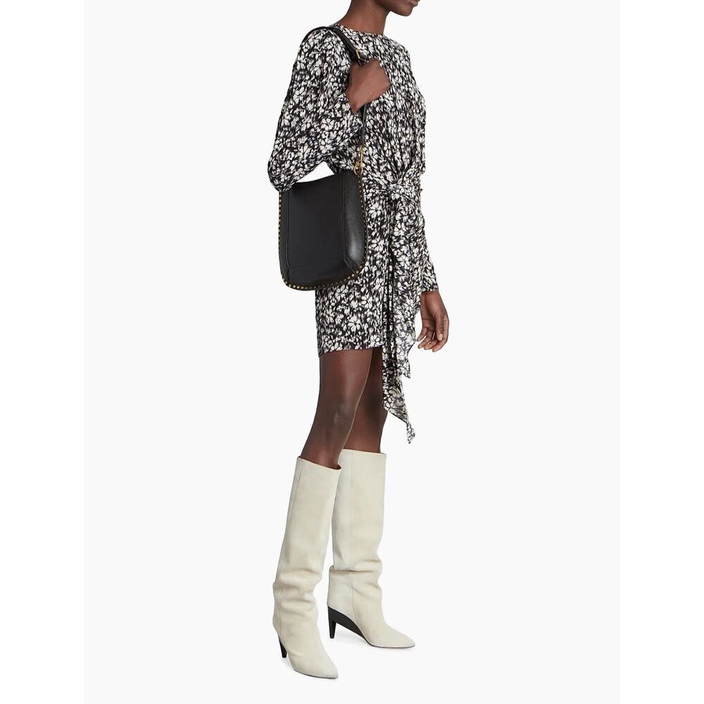 Étoile Isabel Marant Dulce Knotted Mini Floral Dress Size EU 36 US 4 Small - Picture 2 of 12